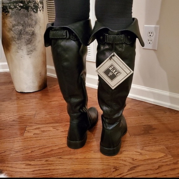 Frye Shoes - New Frye Shirley Over the Knee Leather Boots